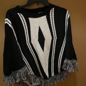 Womens One Size Poncho